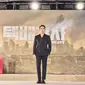 Song Seung Heon dalam konferensi pers drakor Black Knight. (Netflix)