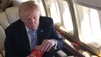 Donald Trump punya alasan kenapa dirinya sangat suka menyantap menu McDonald's. (Sumber Foto: Kapanlagi.com)