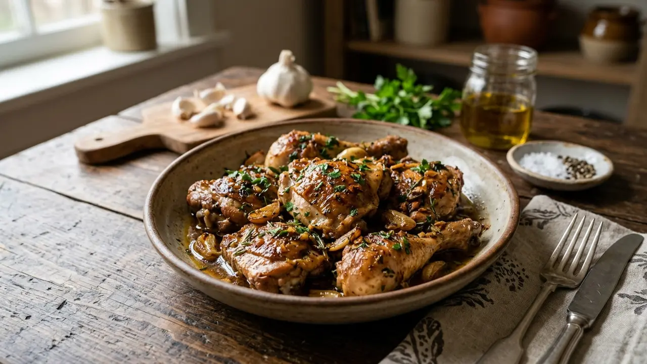 Resep Ayam Bawang Putih Tanpa Tepung