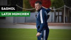Willy Sagnol pimpin sesi latihan Bayern Munchen