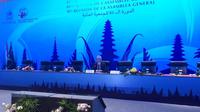 Sekretaris Jenderal Interpol Jurgen Stock. (Liputan6.com/Hanz Jimenez Salim)