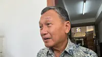 Menteri Energi dan Sumber Daya Mineral (ESDM) Arifin Tasrif di Kantor Kementerian ESDM, Jakarta, Jumat (22/12/2023). (Arief/Liputan6.com)