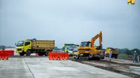 Pembangunan proyek strategis nasional (PSN) Jalan Tol Solo-Yogyakarta-Kulonprogo. Dok PUPR
