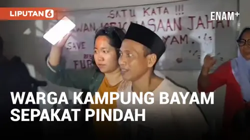 VIDEO: Warga Kampung Bayam Akhirnya Mau Pindah