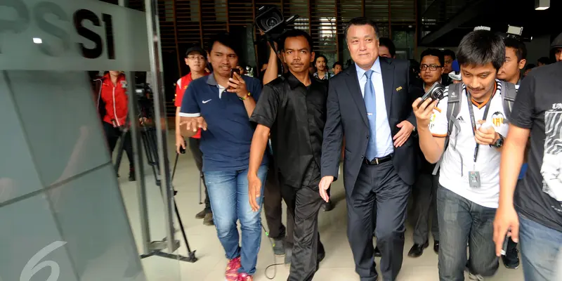 20151103-Usai Pertemuan Tertutup, Delegasi FIFA dan AFC Bungkam-Jakarta