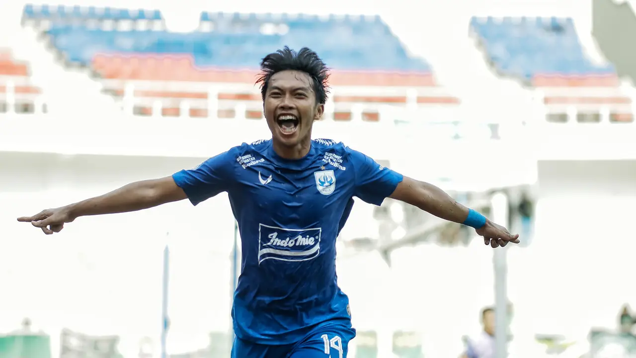 Selebrasi winger PSIS Semarang, Riyan Ardiansyah