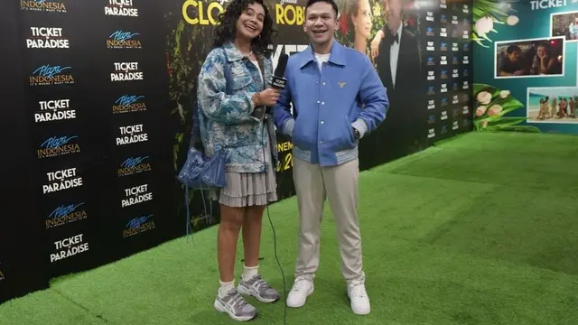 Para artis Tanah Air hadir di gala premiere film Hollywood Ticket to Paradise yang dibintangi Maxime Bouttier (Foto Instagram uipmoviesid)