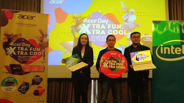 Hadiah Wisata ke Korea Gratis Meriahkan Ulang Tahun Acer di Palembang