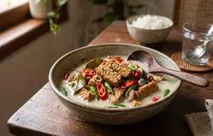 Resep Jangan Lombok Tempe Khas Yogyakarta, Kuah Santan Pedas Ndeso yang Bikin Nagih