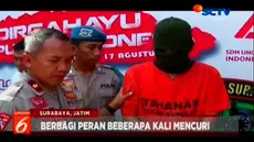 Sepasang kekasih diamankan oleh polres Surabaya karena kedapatan mencuri laptop dan 2 handphone di sebuah rumah kontrakan jalan keputih, Surabaya.