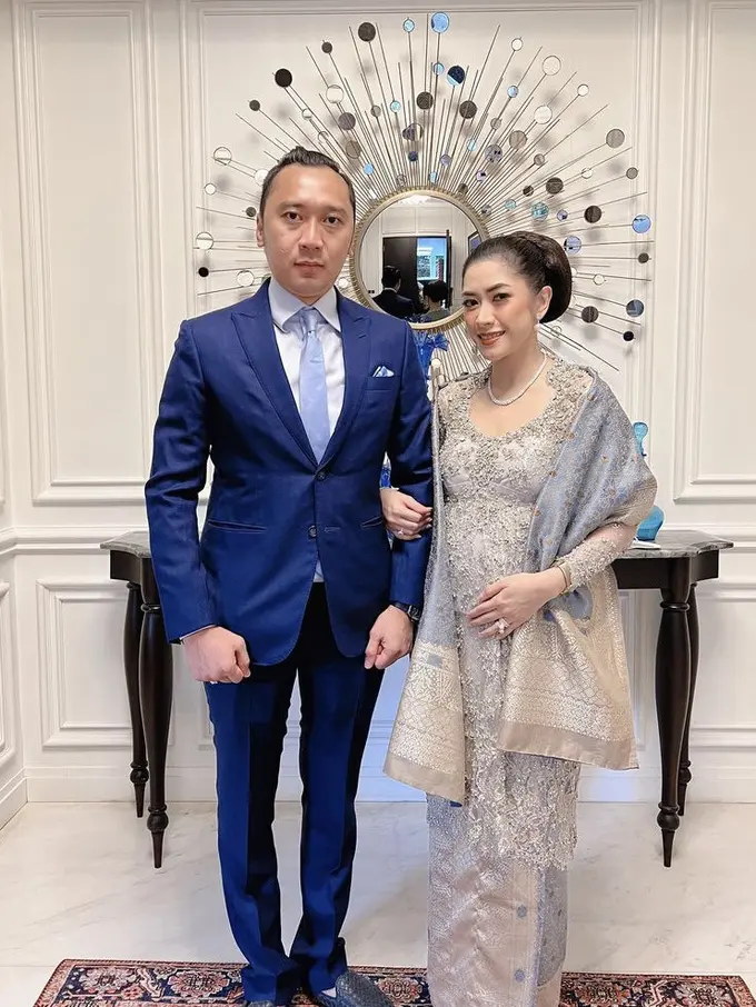 Potret Aliya Rajasa, Mantu SBY Kenakan Kebaya Hamil saat Kondangan Putri Tanjung Hingga Serba Ungu di Pengajian 4 Bulanan