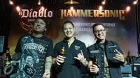 Konfrensi pers acara Hammersonic 2017. (Surya Hadiansyah/Liputan6.com)