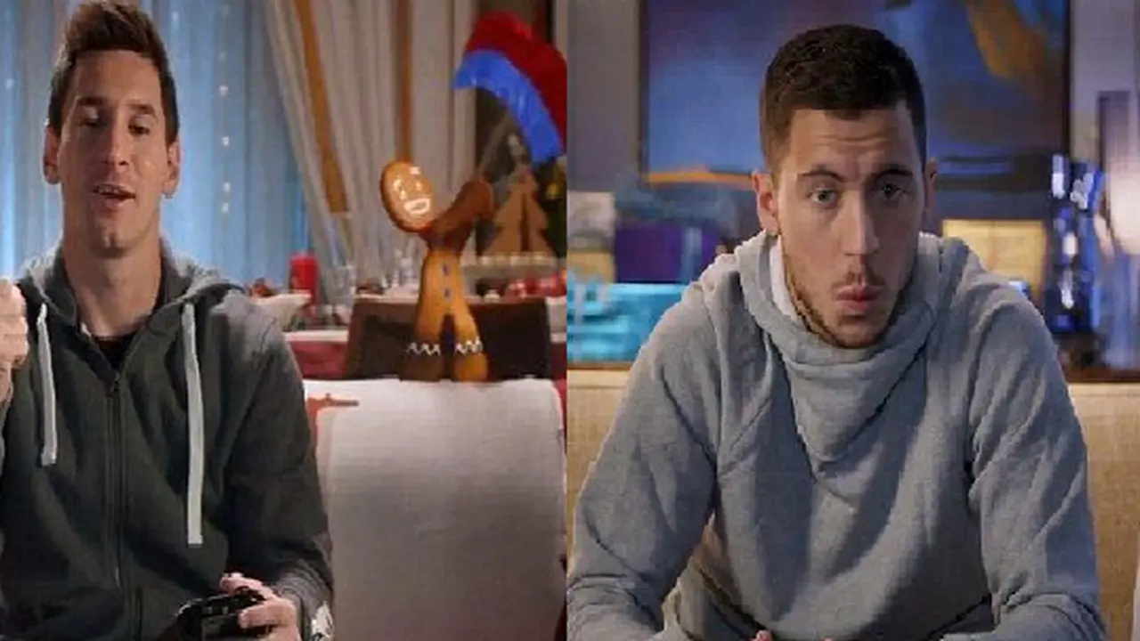 Video Messi dan Hazard Adu Kemampuan Main Video Game