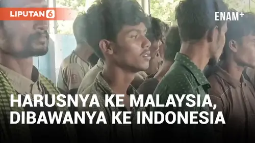 VIDEO: Kena Tipu, Imigran Rohingya Dibawa ke Indonesia
