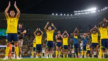 Cristiano Ronaldo dan Al Nassr usai laga melawan Al Tawoon di Liga Pro Saudi di Alawwal Park, Riyadh, Sabtu (29-8-2026) dini hari WIB. Al Nassr menang 2-1. (Dok. X @AlNassrFC)
