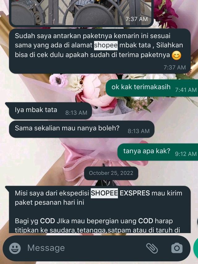 6 Chat Kurir Ajak Bercanda Konsumen Ini Kocak, Receh Tapi Bikin Ngakak