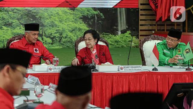 Kukuhkan Kerja Sama Politik, Megawati dan Ganjar Sambut Rombongan PPP di Kantor DPP PDIP