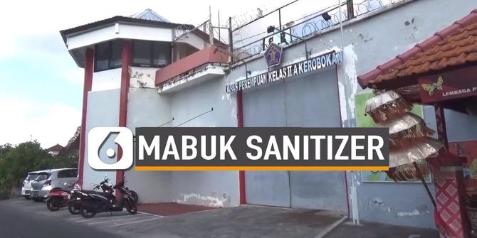 VIDEO: Ngebet Mabuk, Napi Tewas Minum Cairan Hand Sanitizer