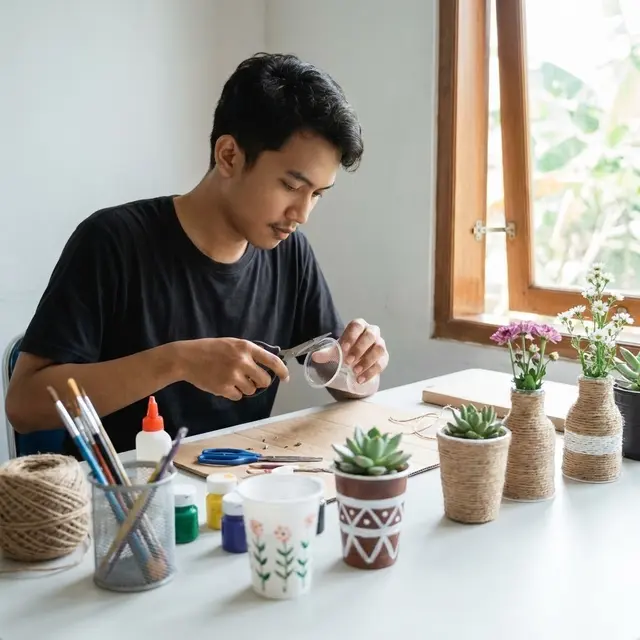 Sulap Cup Minuman Plastik Bekas Jadi Barang Berguna