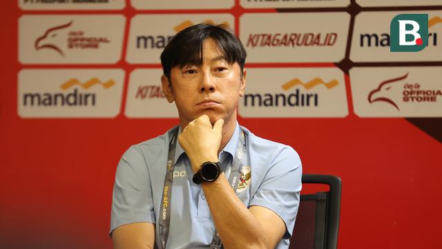 Shin Tae-yong - Konferensi pers jelang Timnas Indonesia Vs Timnas Filipina di Kualifikasi Piala Dunia 2026