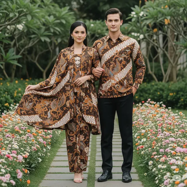 Model Batik Jawa Setelan Couple Batik Sarimbit