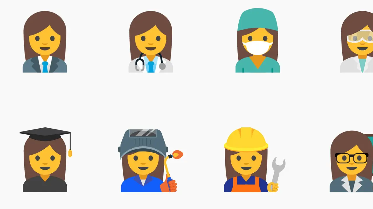 emoji berkarakter perempuan