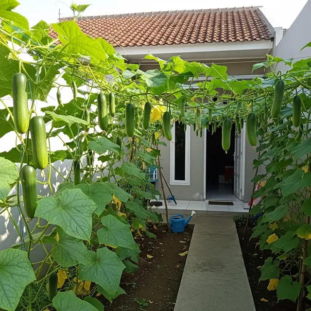 Trik Agar Kebun Mentimun Tidak Mudah Busuk Saat Musim Hujan, Jaga Panen Optimal