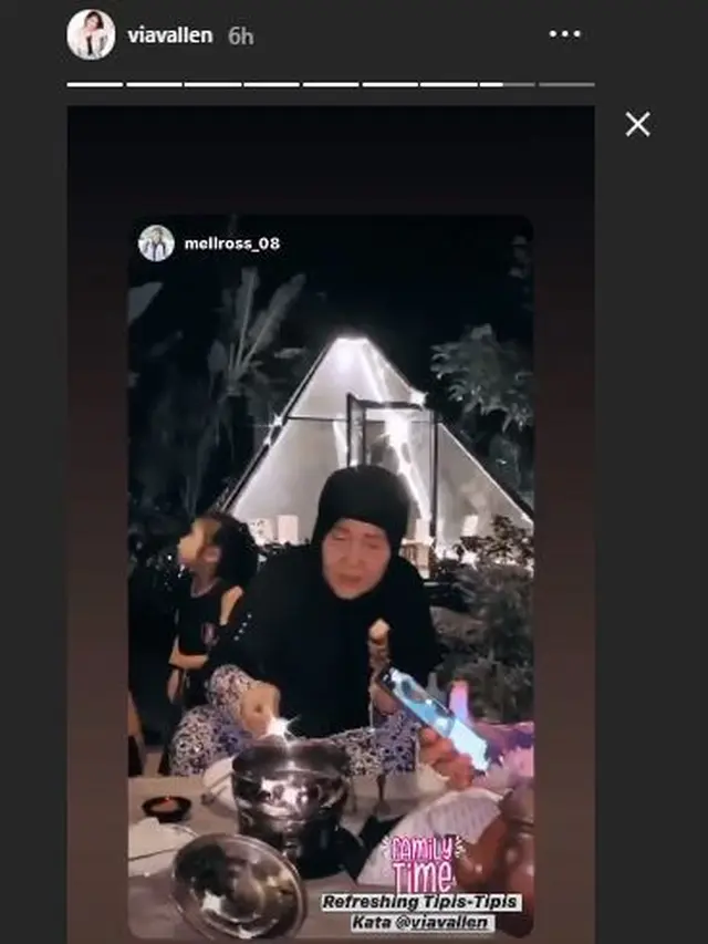 Adik Sembuh dari Covid-19, Ini 6 Momen Via Vallen dan Keluarga Gelar Syukuran