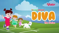 Serial kartun anak Diva The Series di Vidio.