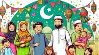 Ilustrasi Idulfitri. (Gambar oleh Ozgar Jan dari Pixabay)