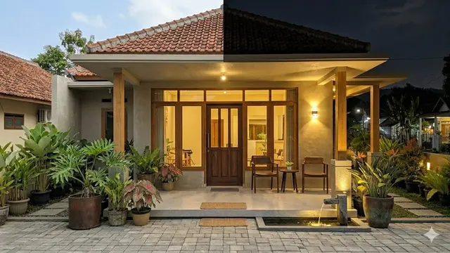 Warna Cat Teras yang Bisa Berubah Sesuai Pencahayaan