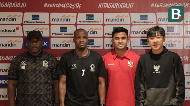 Konferensi pers Timnas Indonesia Vs Timnas Tanzania