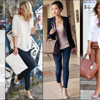 Style dengan memakai blazer. (via: pinterest.com)