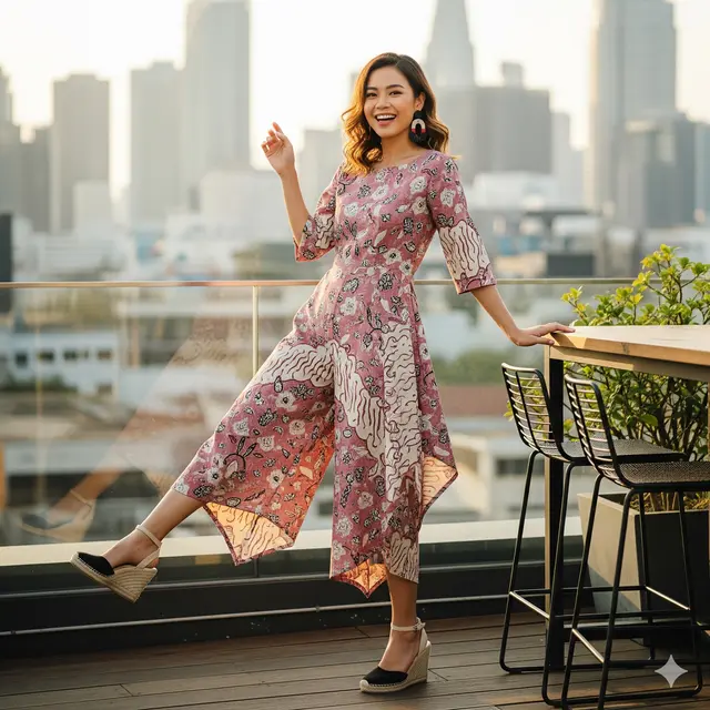 Model batik wanita terbaru (image by Gemini)