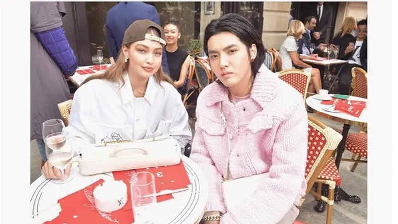 Pamer Keakraban Dengan Kris Wu, Ini 6 Potret Cantik Gigi Hadid