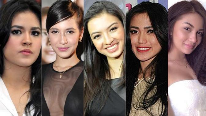 5 Artis Cantik Bergaya Selfie Konyol Mana Favoritmu Showbiz Liputan6 Com
