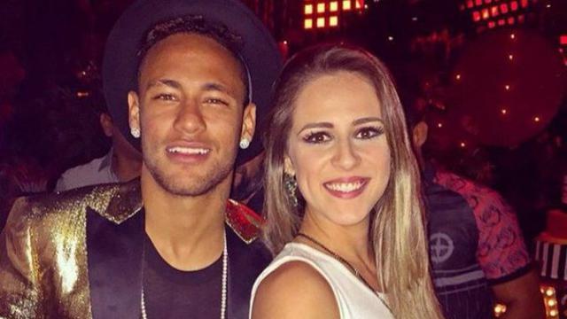 Neymar di pesta ulang tahun adiknya (Liputan6)