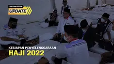 Menteri Agama Yaqut Cholil Qoumas sedang memantau persiapan  penyelenggaraan ibadah haji 1443 H/2022M.