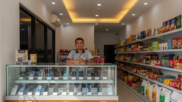 Showcase Kaca Keamanan Tinggi (Fokus HP)