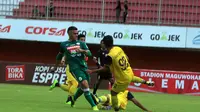 Laga PSS vs Persegres Gresik di Stadion Maguwoharjo, Sleman, Selasa (4/9/2018). (Bola.com/Ronald Seger Prabowo)