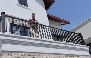 Desain pagar rumah baru Rian d'Masiv. [IG: @rianekkypradipta]