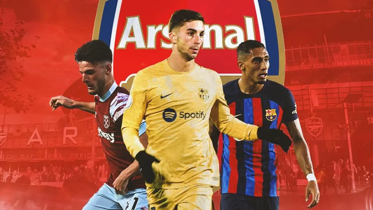 Arsenal - Declan Rice, Ferran Torres, Raphinha