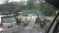 Kecelakaan dan Gerimis Warnai Kemacetan Lalin Ibukota Pagi Ini