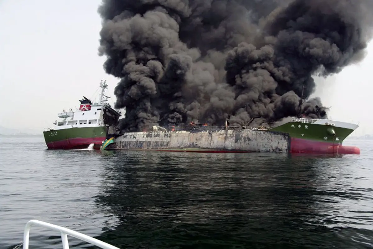 Kapal Tanker Meledak, Kapten Hilang