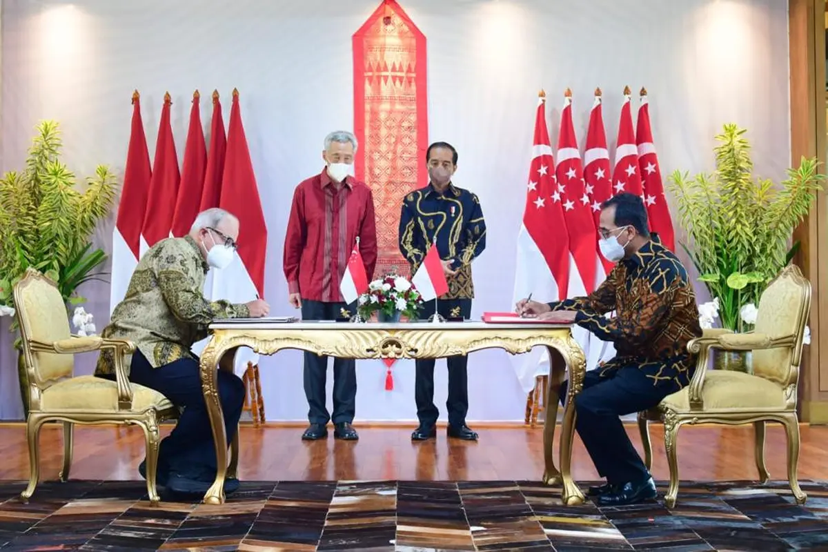 MOU FIR Re-alignment antara Indonesia (RI) dan Singapura (SIN)