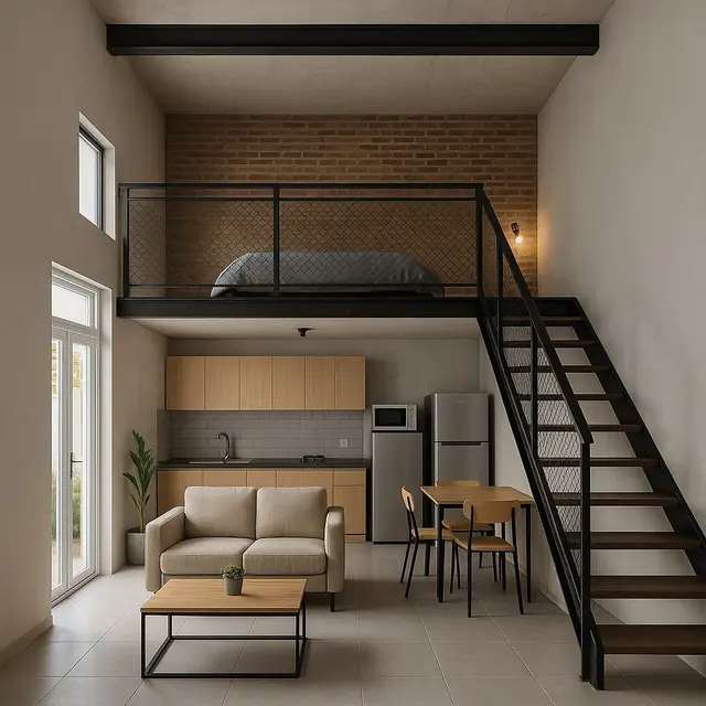 Inspirasi Rumah Subsidi dengan Mezzanine