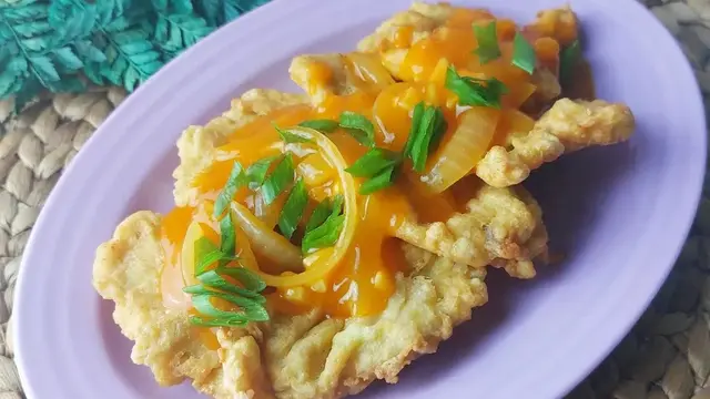 Resep ayam nanking sebagai sajian Imlek. (dok. Cookpad @PuspitaHassei)