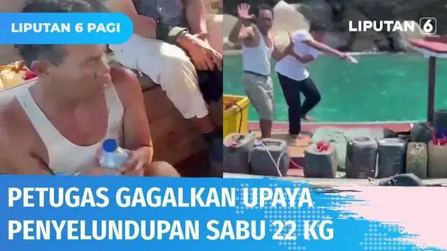 VIDEO: Penyelundupan 22 Kg Sabu dari Malaysia Tujuan Palembang Digagalkan di Batam, 4 Orang Ditangkap