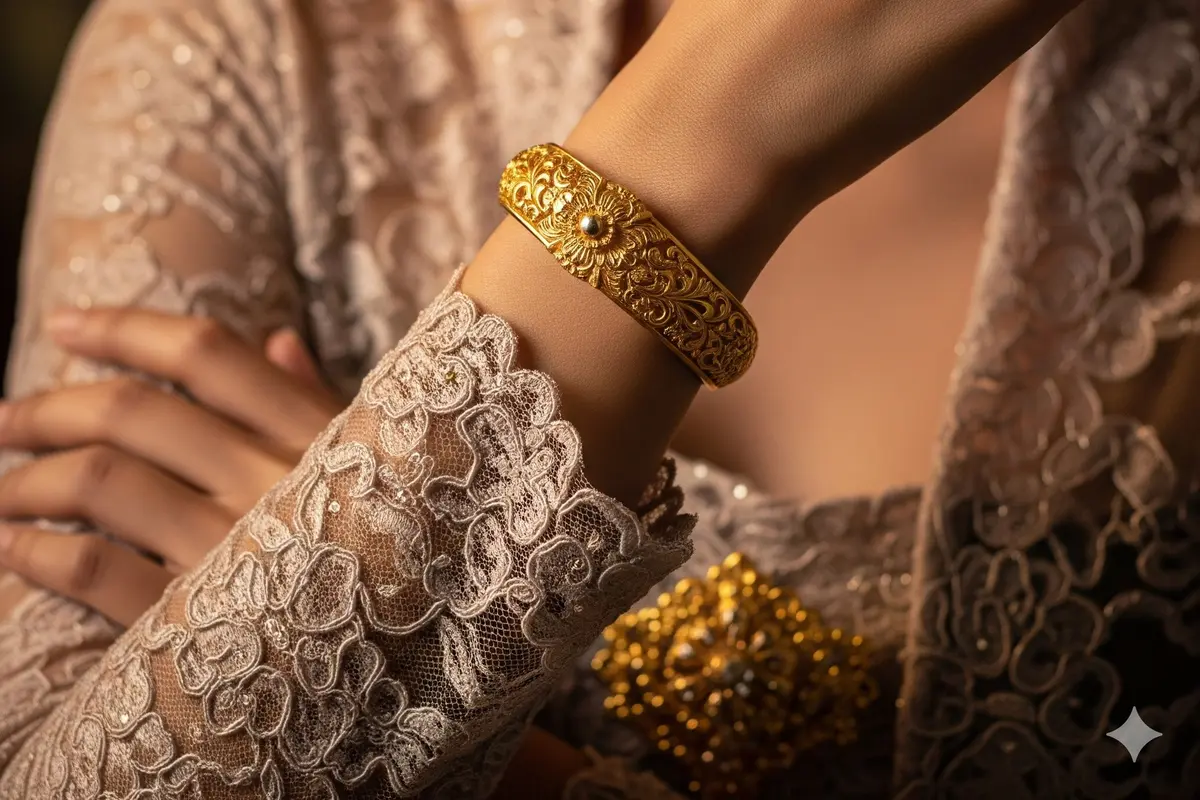 Gelang Emas 30 Gram Perhiasan Premium