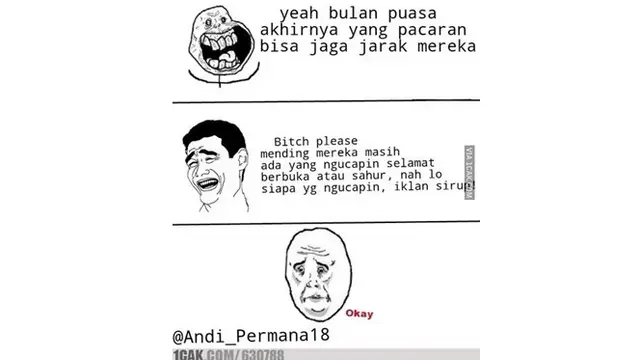 6 Meme Sahur Orang Jomblo Ini Kocak Sekaligus Bikin Geregetan